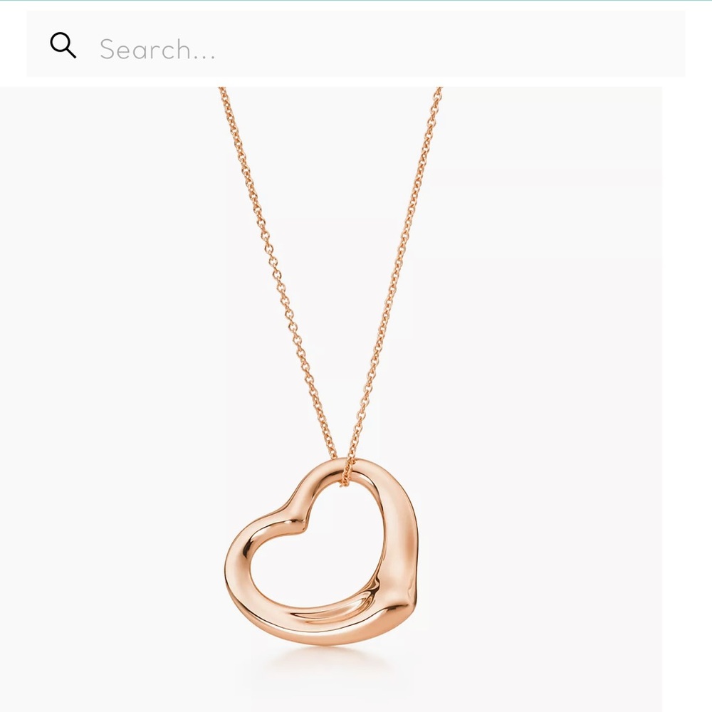 Tiffany’s Open Heart Pendant